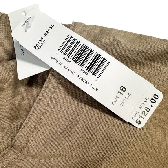 NWT Pendleton Size 16 Petite Modern Casual Essential Pants Stretch MSRP $128 - Picture 4 of 13